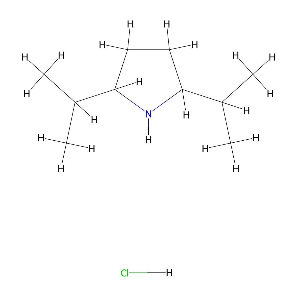 2,5-Bis(propan-2-yl)pyrrolidine hydrochloride molecular structure, CAS 2137765-72-9