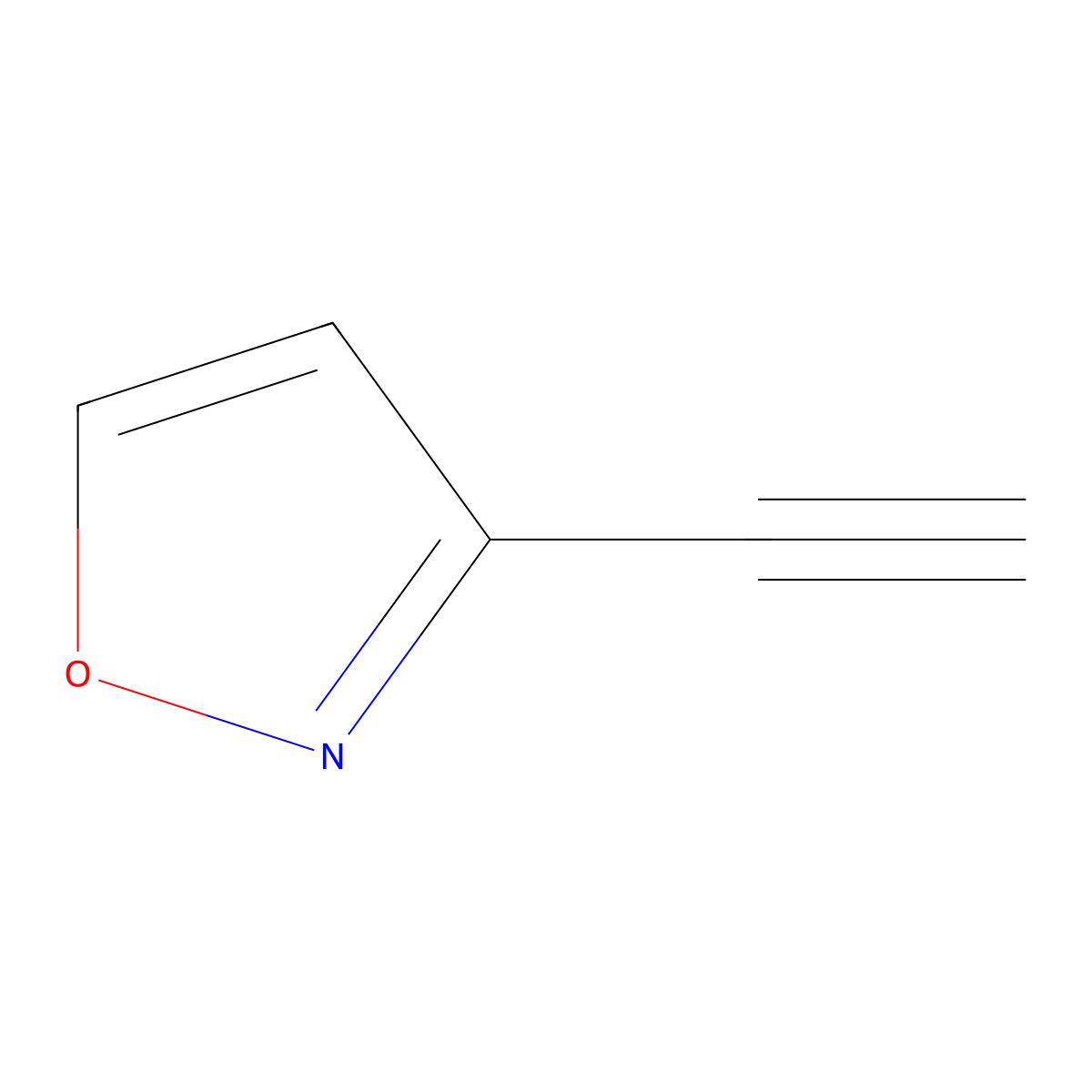 3-Ethynyl-1,2-oxazole molecular structure, CAS 2137766-58-4