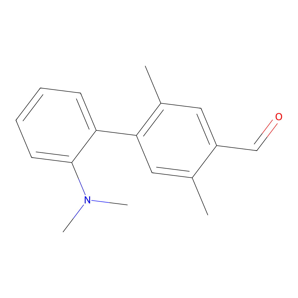 4-[2-(Dimethylamino)phenyl]-2,5-dimethylbenzaldehyde molecular structure, CAS 2137767-04-3