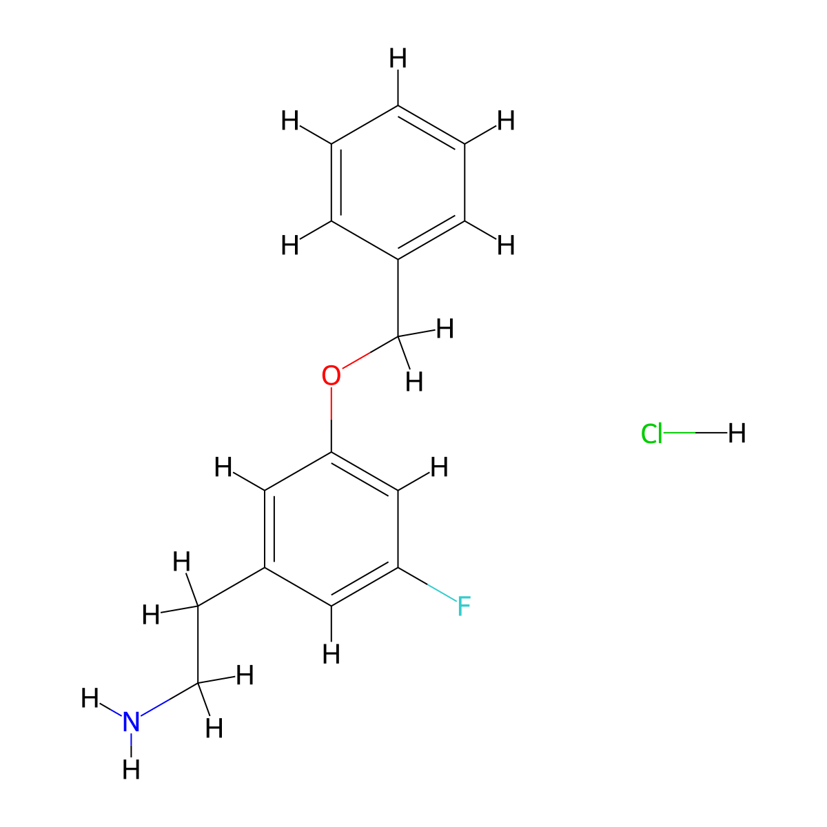 2-(3-(Benzyloxy)-5-fluorophenyl)ethan-1-amine hydrochloride molecular structure, CAS 2137771-71-0