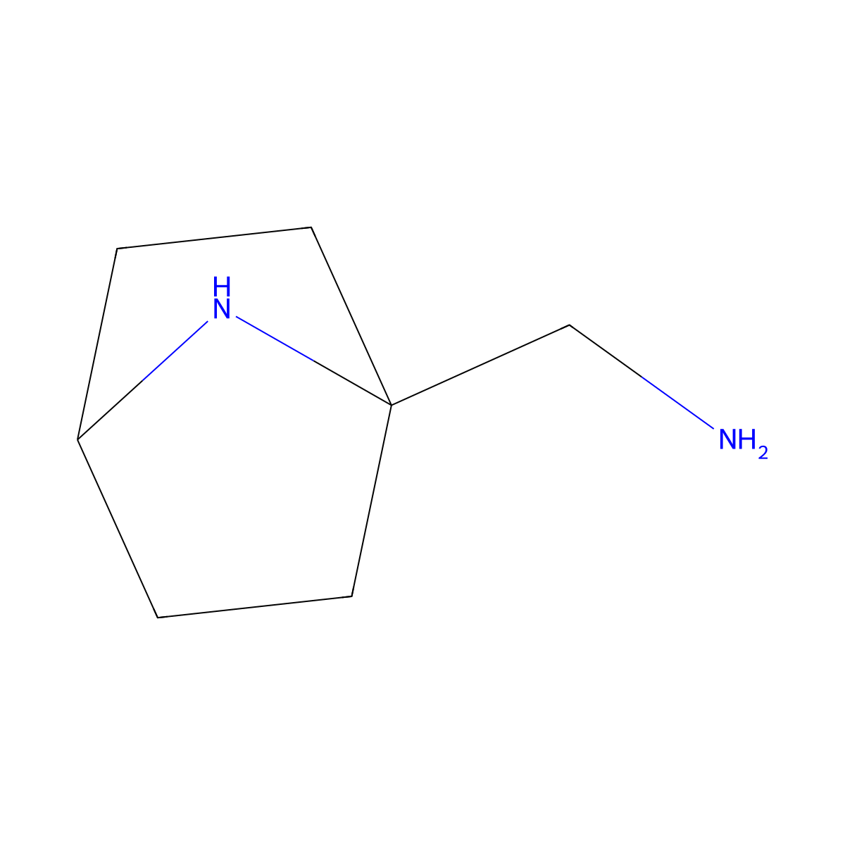{7-Azabicyclo[2.2.1]heptan-1-yl}methanamine molecular structure, CAS 2137772-39-3