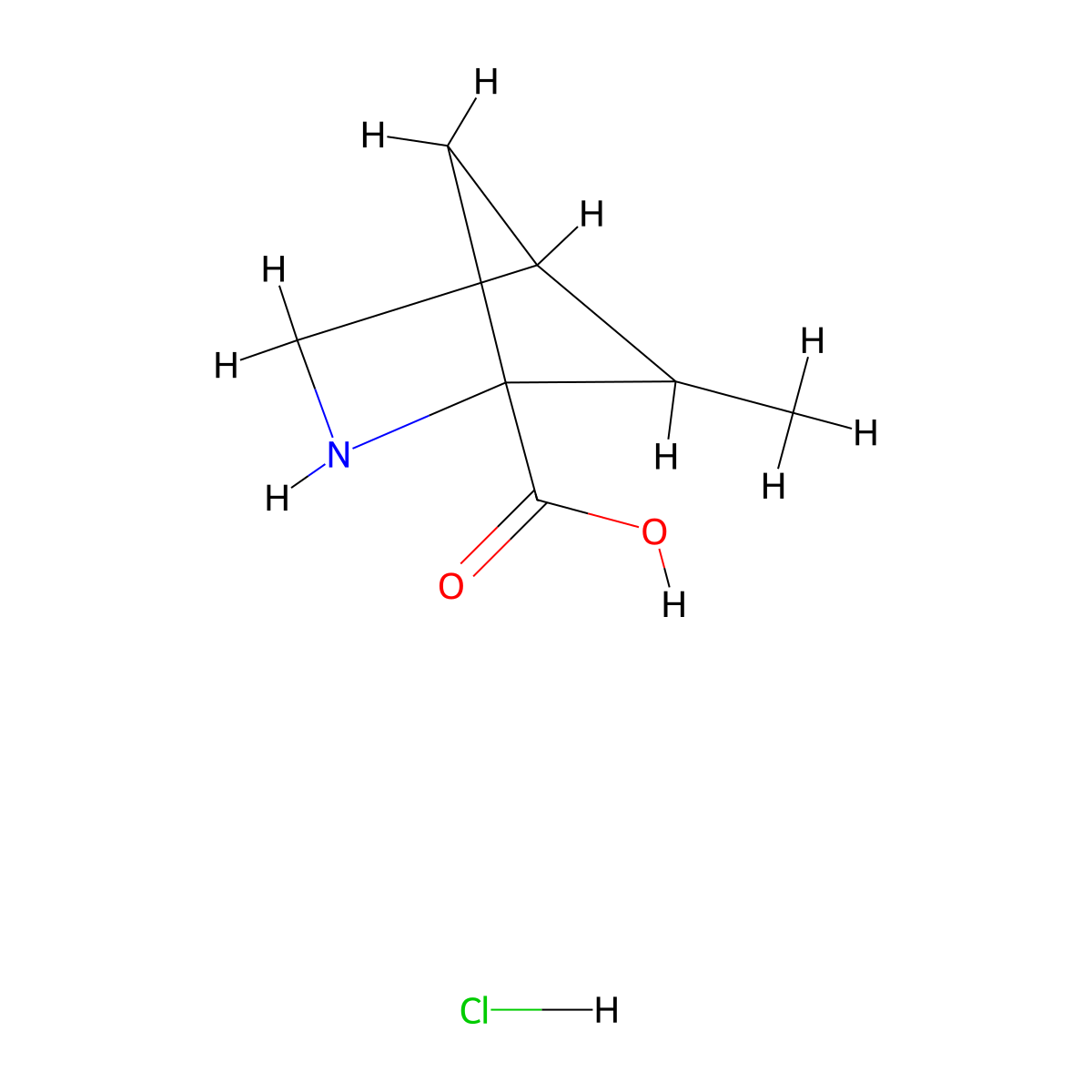 5-Methyl-2-azabicyclo[2.1.1]hexane-1-carboxylic acid hydrochloride molecular structure, CAS 2137780-44-8