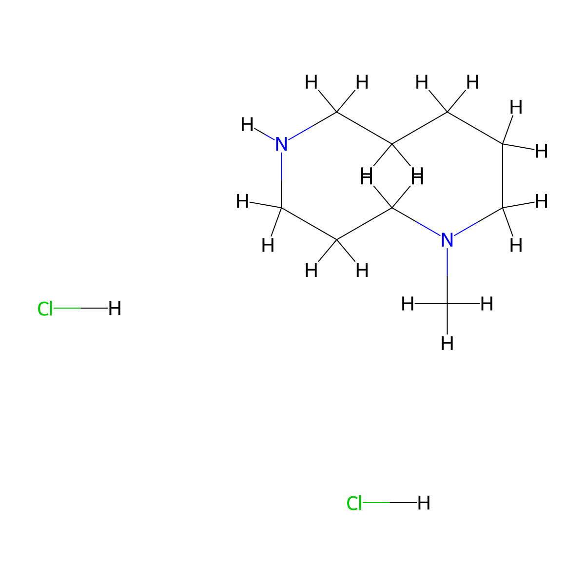1-Methyl-1,5-diazecane dihydrochloride molecular structure, CAS 2137780-61-9