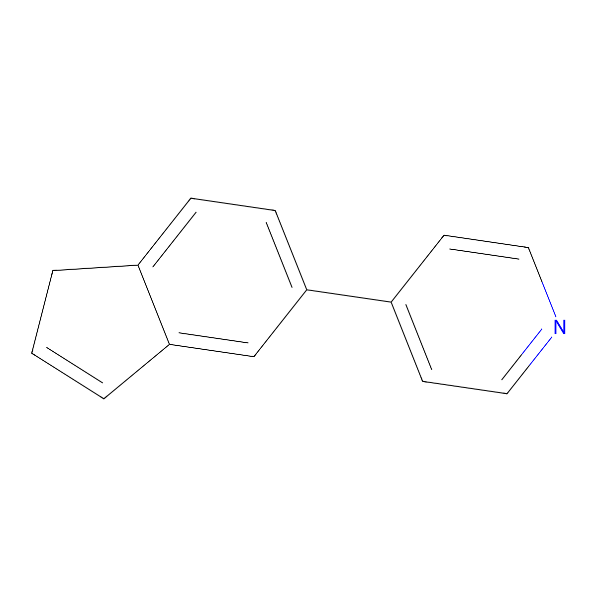 4-(1H-inden-5-yl)pyridine molecular structure, CAS 2137782-52-4
