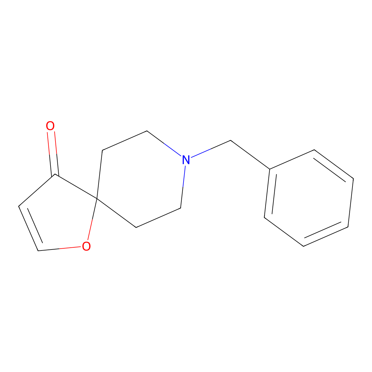 8-Benzyl-1-oxa-8-azaspiro[4.5]dec-2-en-4-one molecular structure, CAS 2137783-54-9