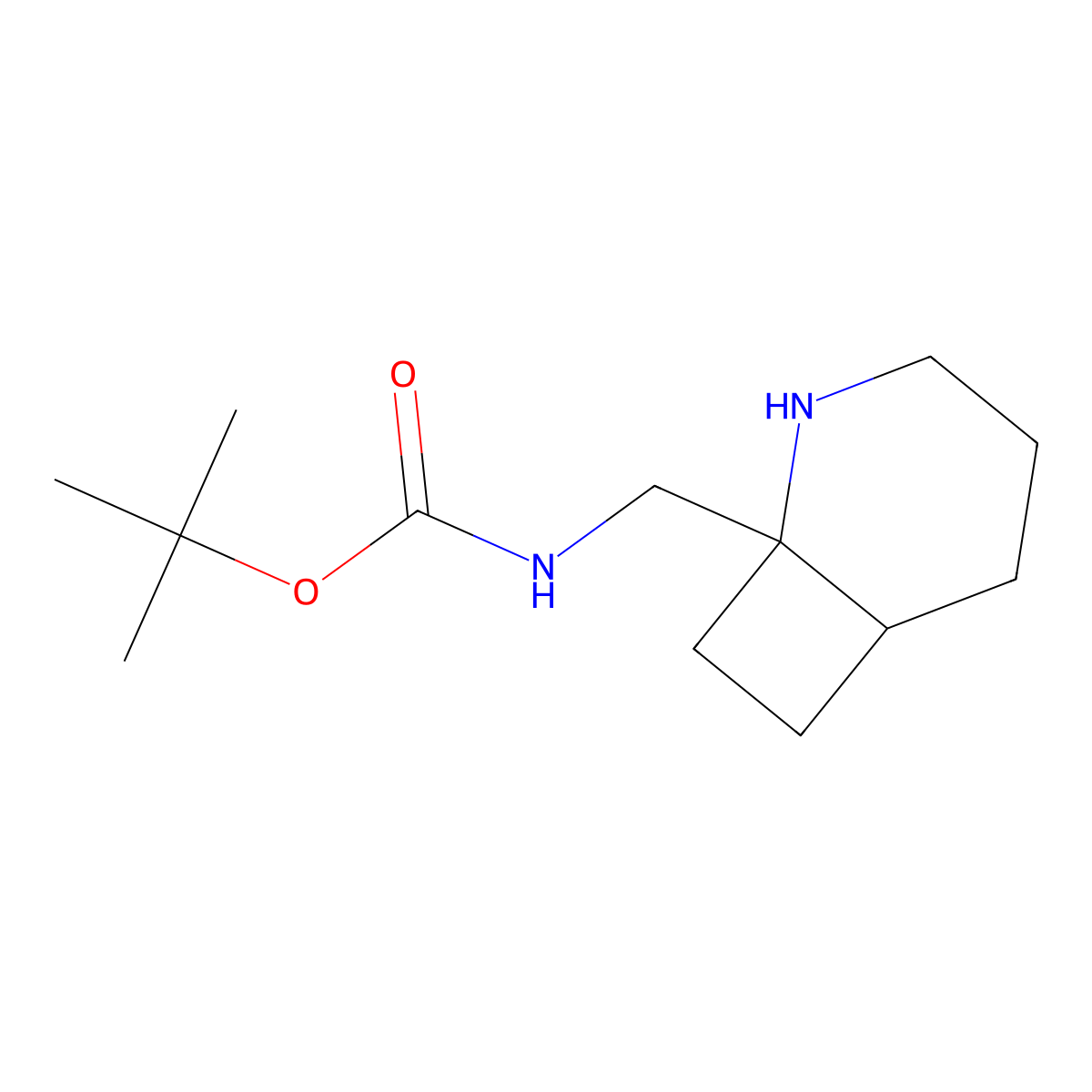 tert-butyl N-({2-azabicyclo[4.2.0]octan-1-yl}methyl)carbamate molecular structure, CAS 2137785-66-9