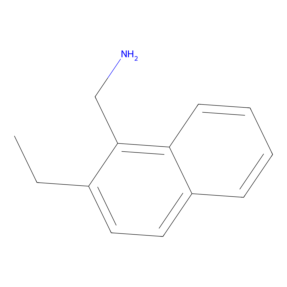 1-(2-Ethylnaphthalen-1-yl)methanamine molecular structure, CAS 2137791-76-3