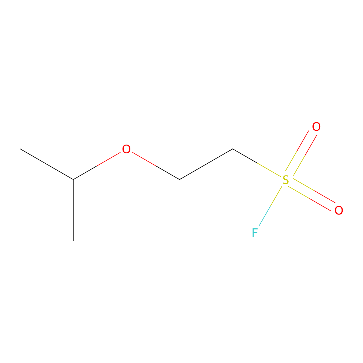 2-(Propan-2-yloxy)ethane-1-sulfonyl fluoride molecular structure, CAS 2137792-80-2