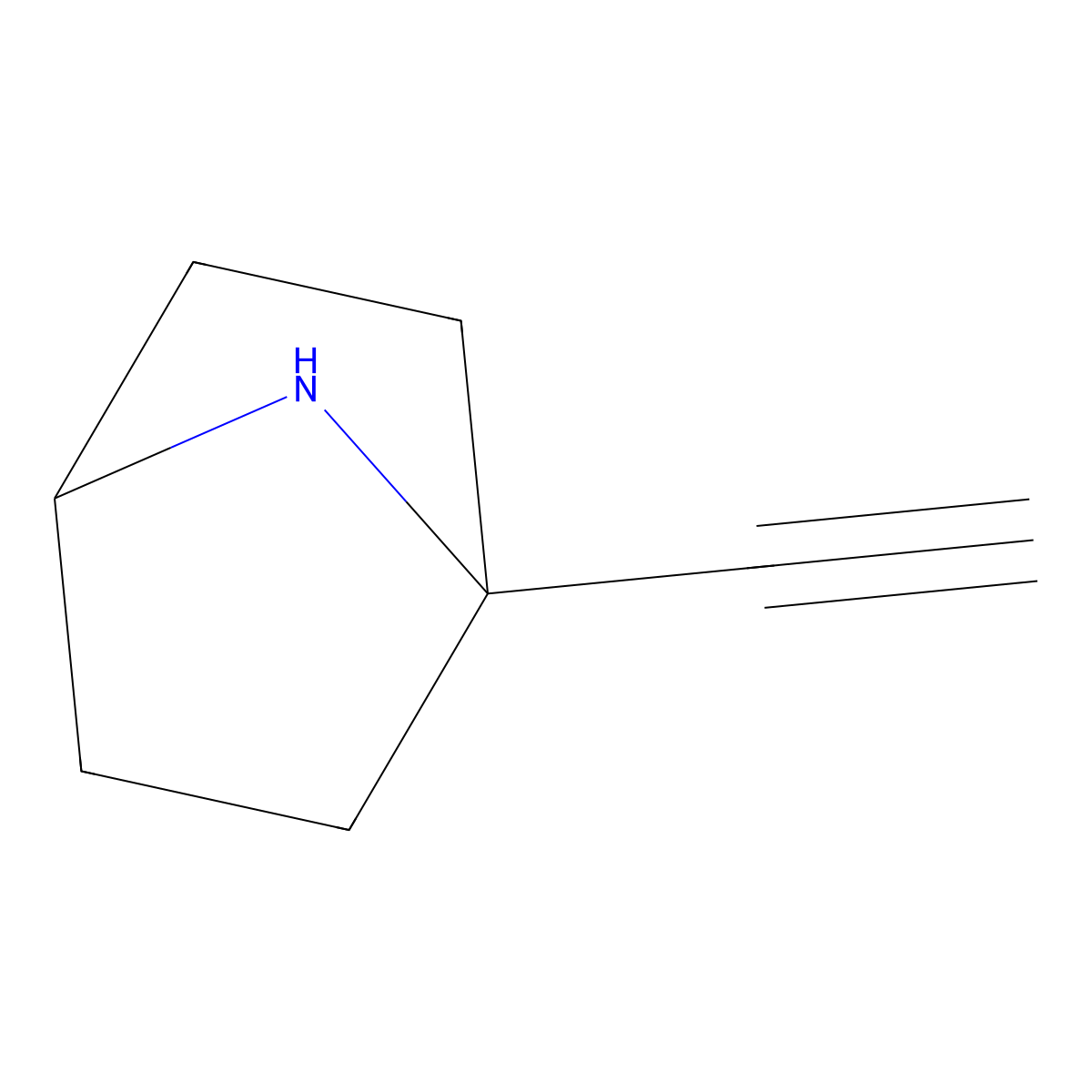 1-Ethynyl-7-azabicyclo[2.2.1]heptane molecular structure, CAS 2137794-05-7