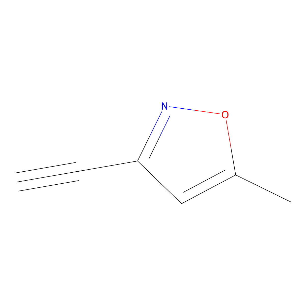 3-Ethynyl-5-methyl-1,2-oxazole molecular structure, CAS 2137794-68-2