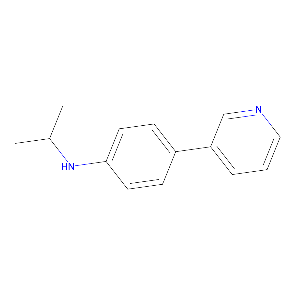 N-(propan-2-yl)-4-(pyridin-3-yl)aniline molecular structure, CAS 2137796-60-0