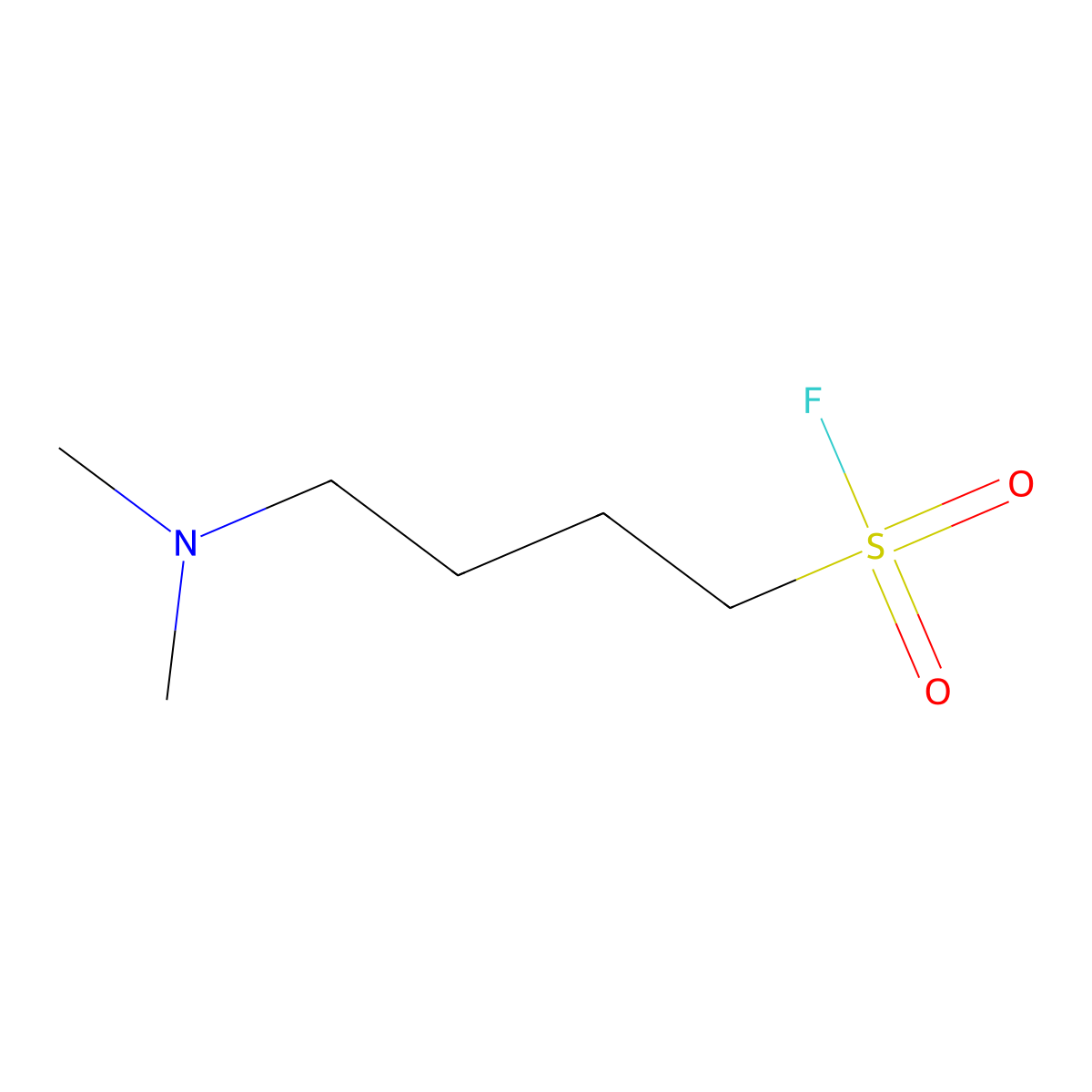 4-(Dimethylamino)butane-1-sulfonyl fluoride molecular structure, CAS 2137800-59-8