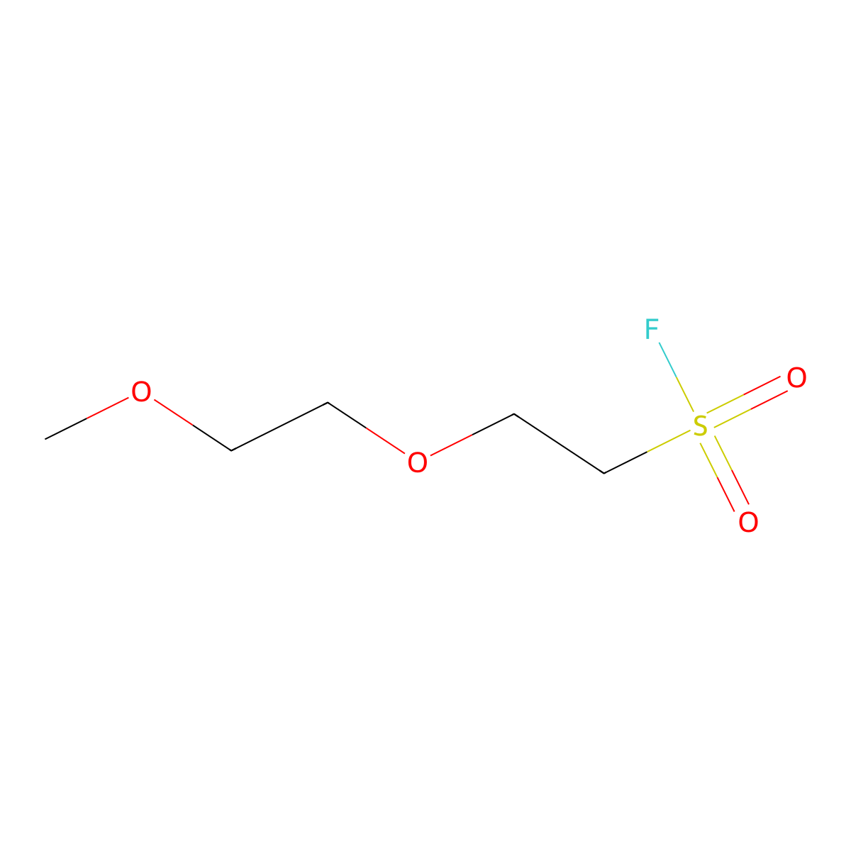 2-(2-Methoxyethoxy)ethane-1-sulfonyl fluoride molecular structure, CAS 2137800-63-4