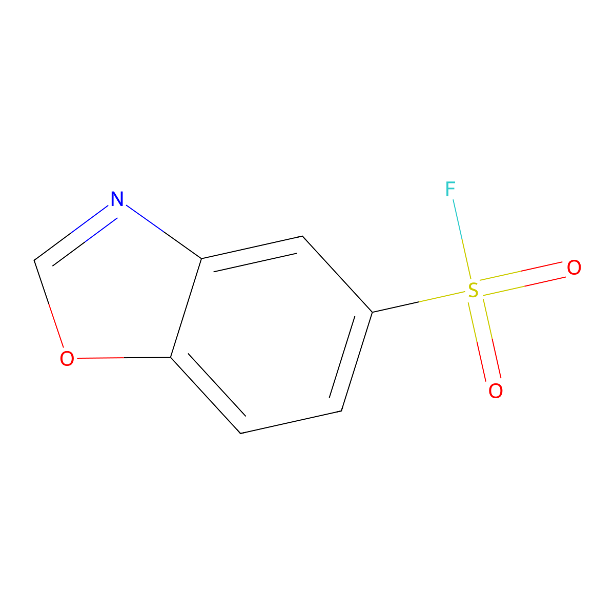 1,3-Benzoxazole-5-sulfonyl fluoride molecular structure, CAS 2137806-70-1