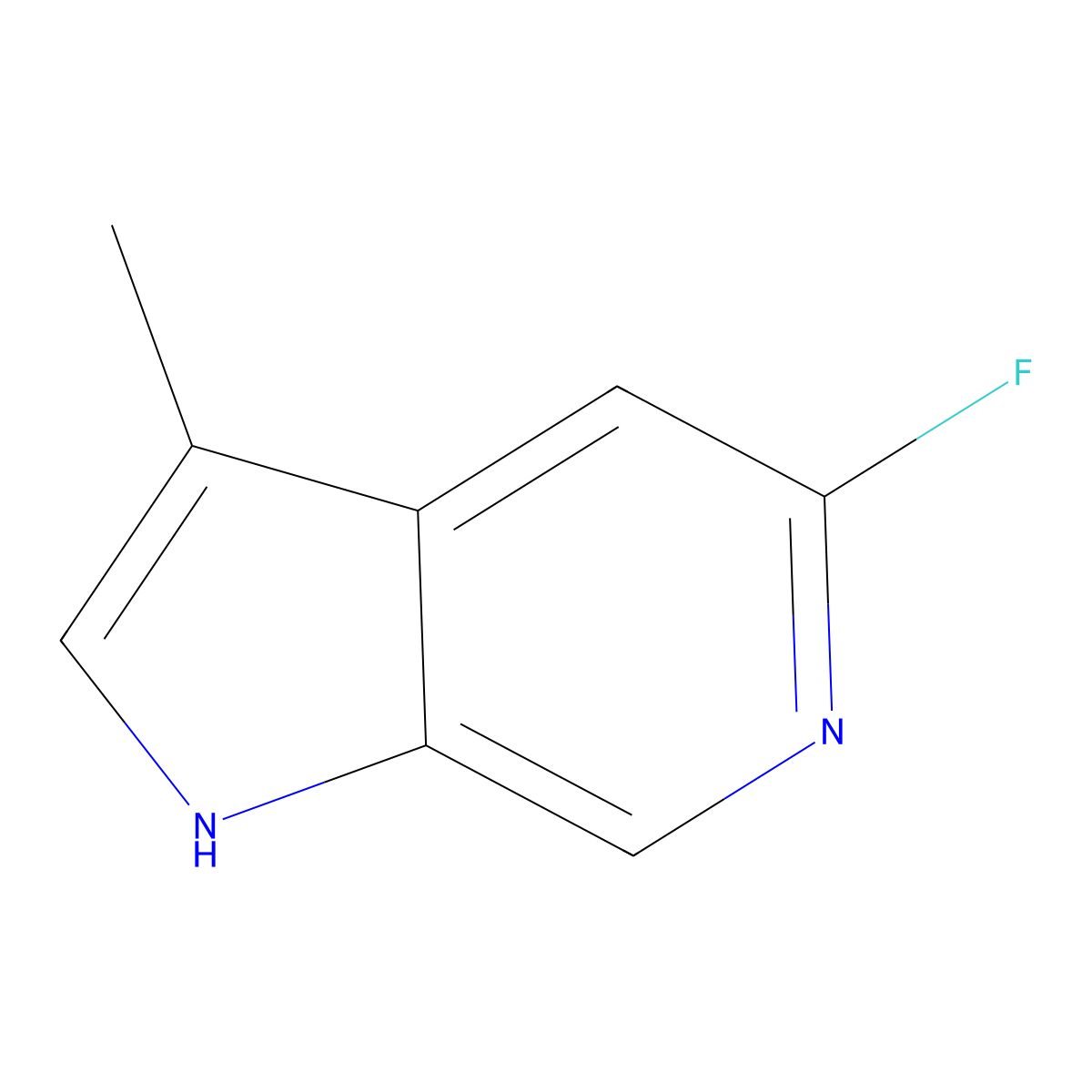 5-fluoro-3-methyl-1H-pyrrolo[2,3-c]pyridine molecular structure, CAS 2137807-04-4