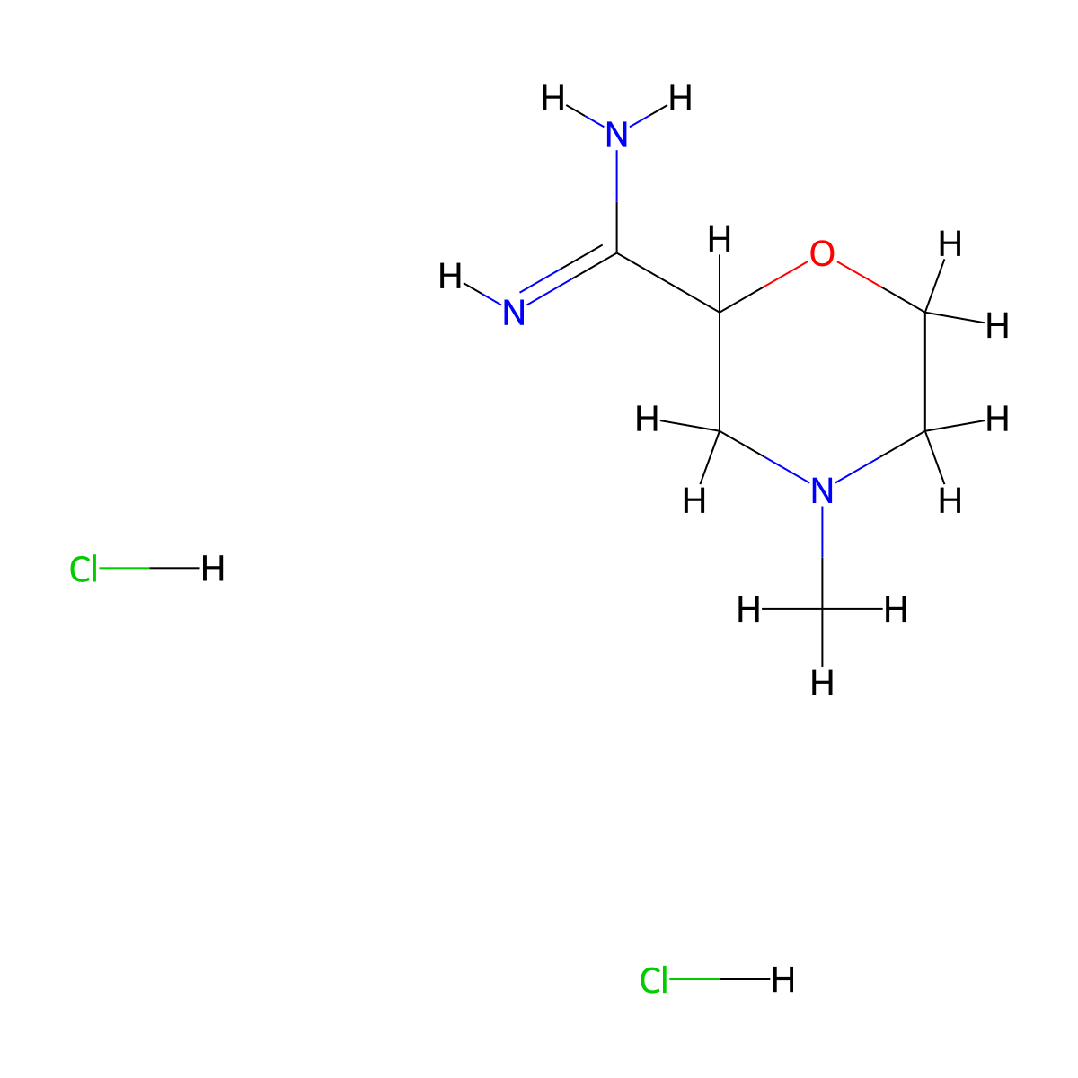 4-Methylmorpholine-2-carboximidamide dihydrochloride molecular structure, CAS 2137808-08-1