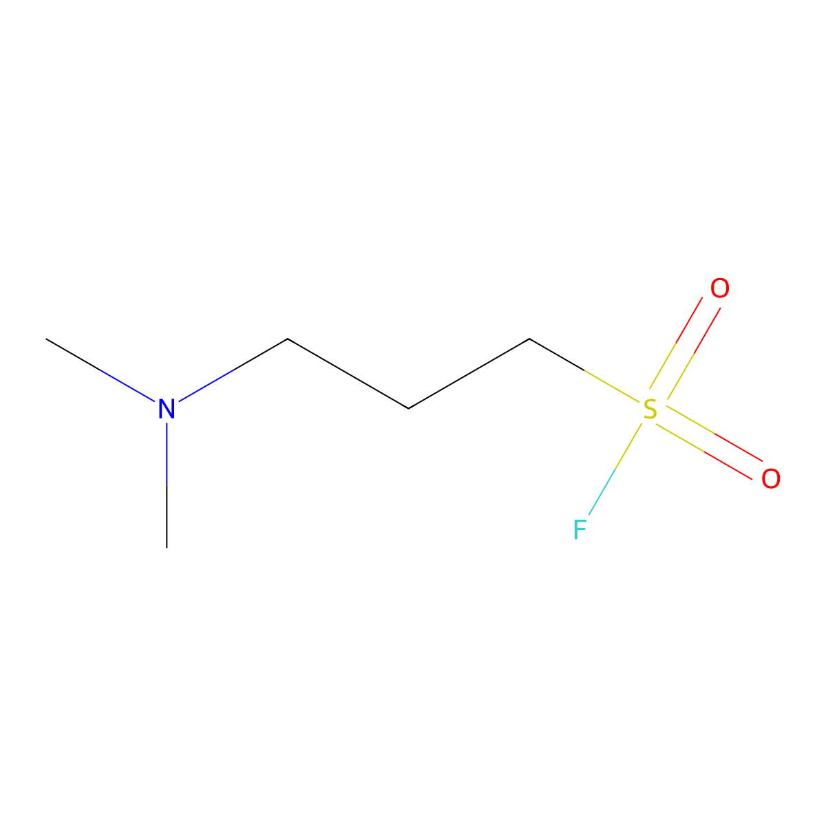 3-(Dimethylamino)propane-1-sulfonyl fluoride molecular structure, CAS 2137810-73-0