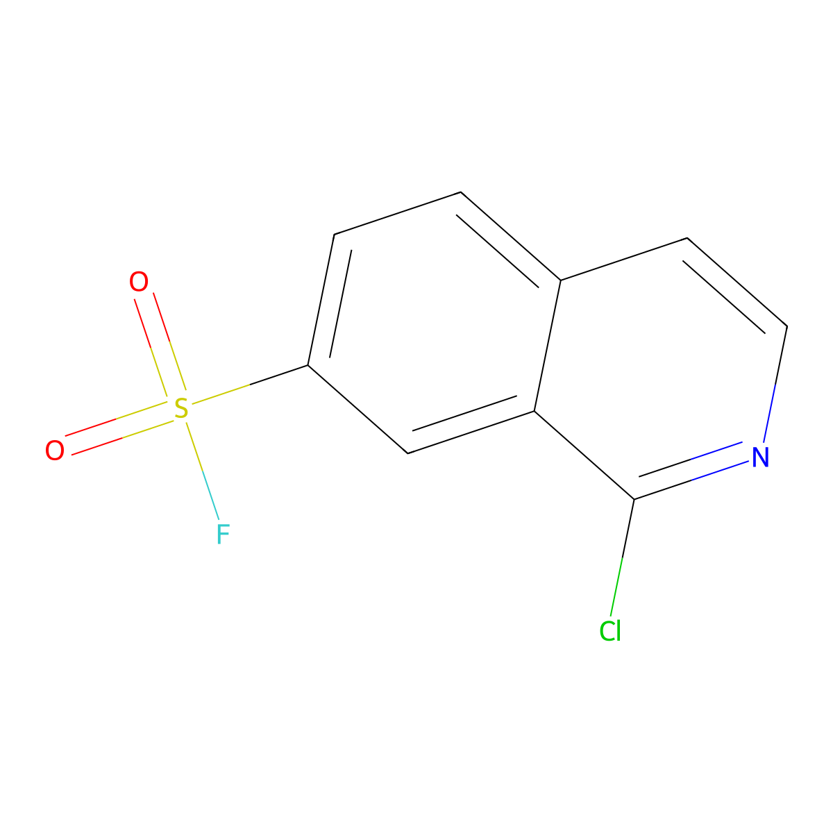 1-Chloroisoquinoline-7-sulfonyl fluoride molecular structure, CAS 2137813-41-1