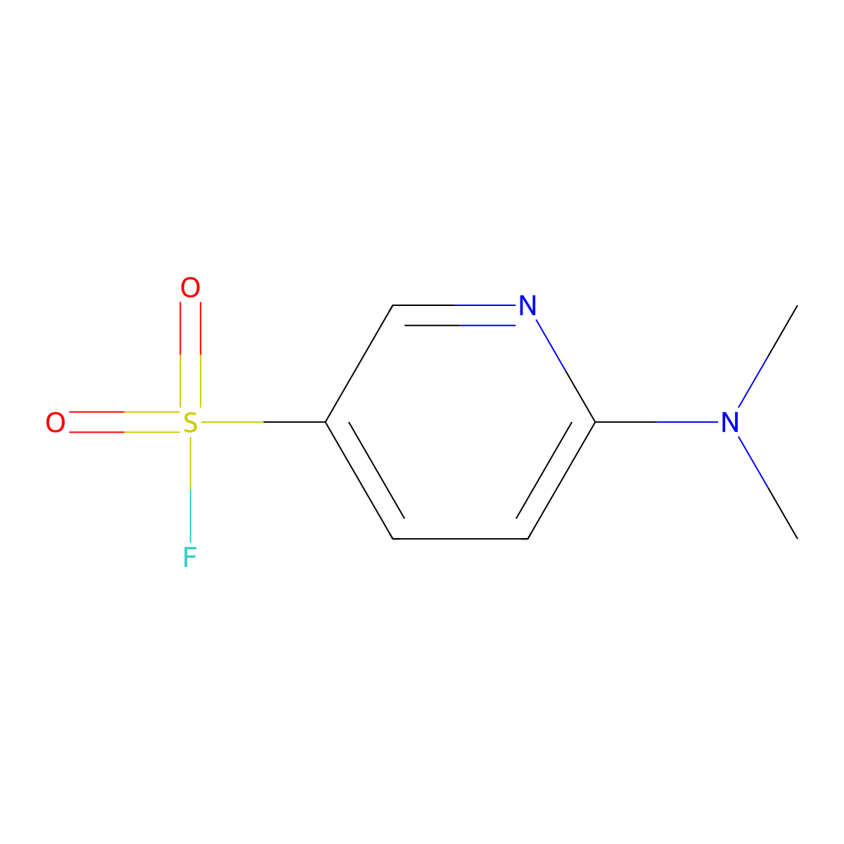 6-(Dimethylamino)pyridine-3-sulfonyl fluoride molecular structure, CAS 2137816-57-8