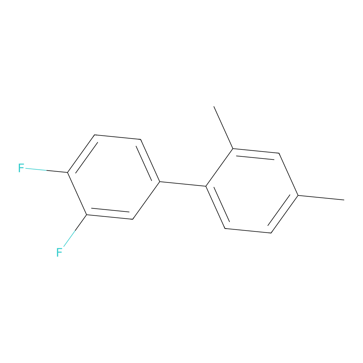 1-(3,4-Difluorophenyl)-2,4-dimethylbenzene molecular structure, CAS 2137821-13-5