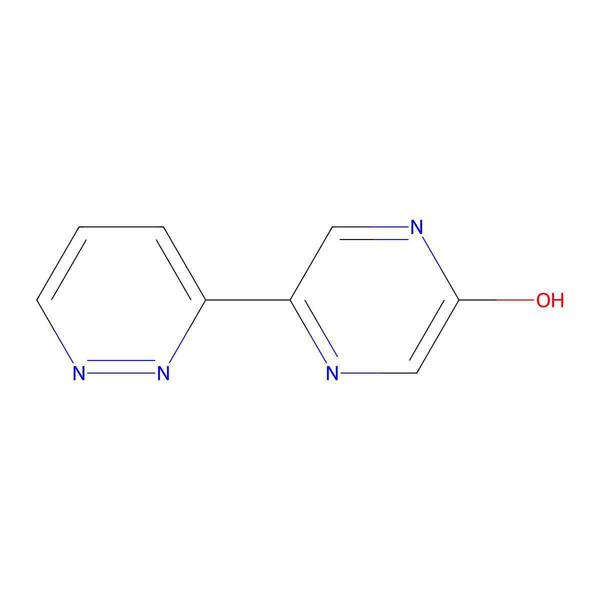 5-(Pyridazin-3-yl)pyrazin-2-ol molecular structure, CAS 2137821-70-4