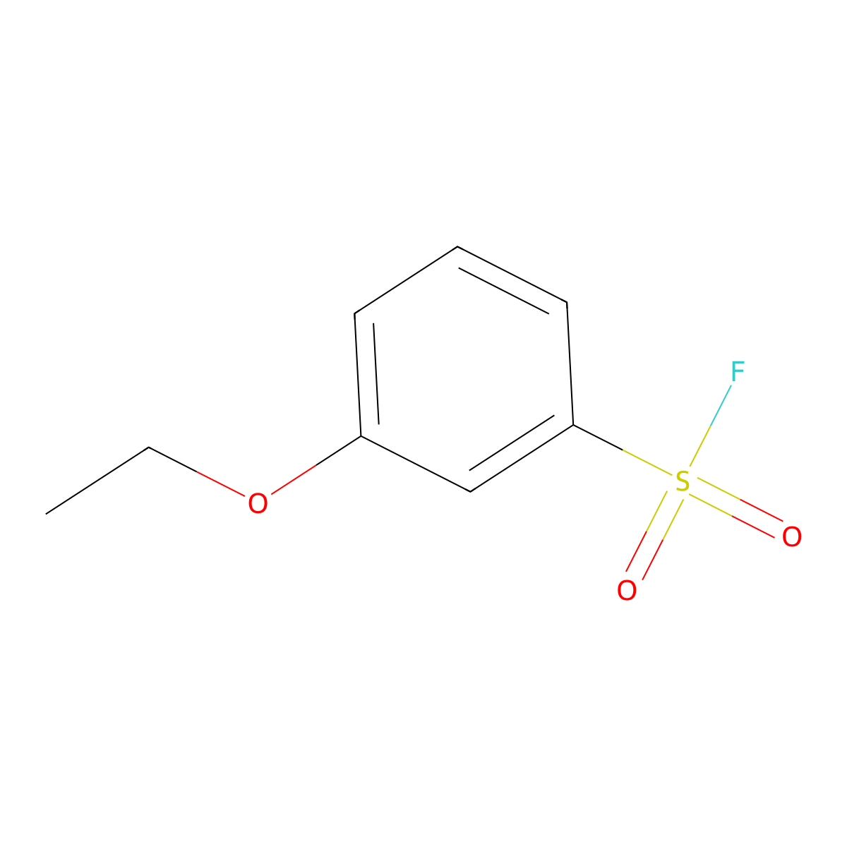 3-Ethoxybenzene-1-sulfonyl fluoride molecular structure, CAS 2137837-77-3