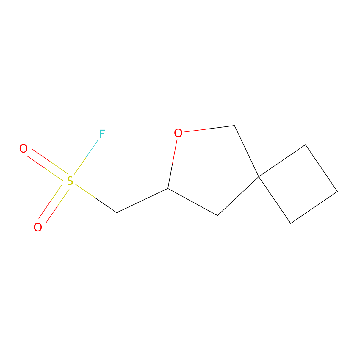 6-Oxaspiro[3.4]octan-7-ylmethanesulfonyl fluoride molecular structure, CAS 2137846-16-1