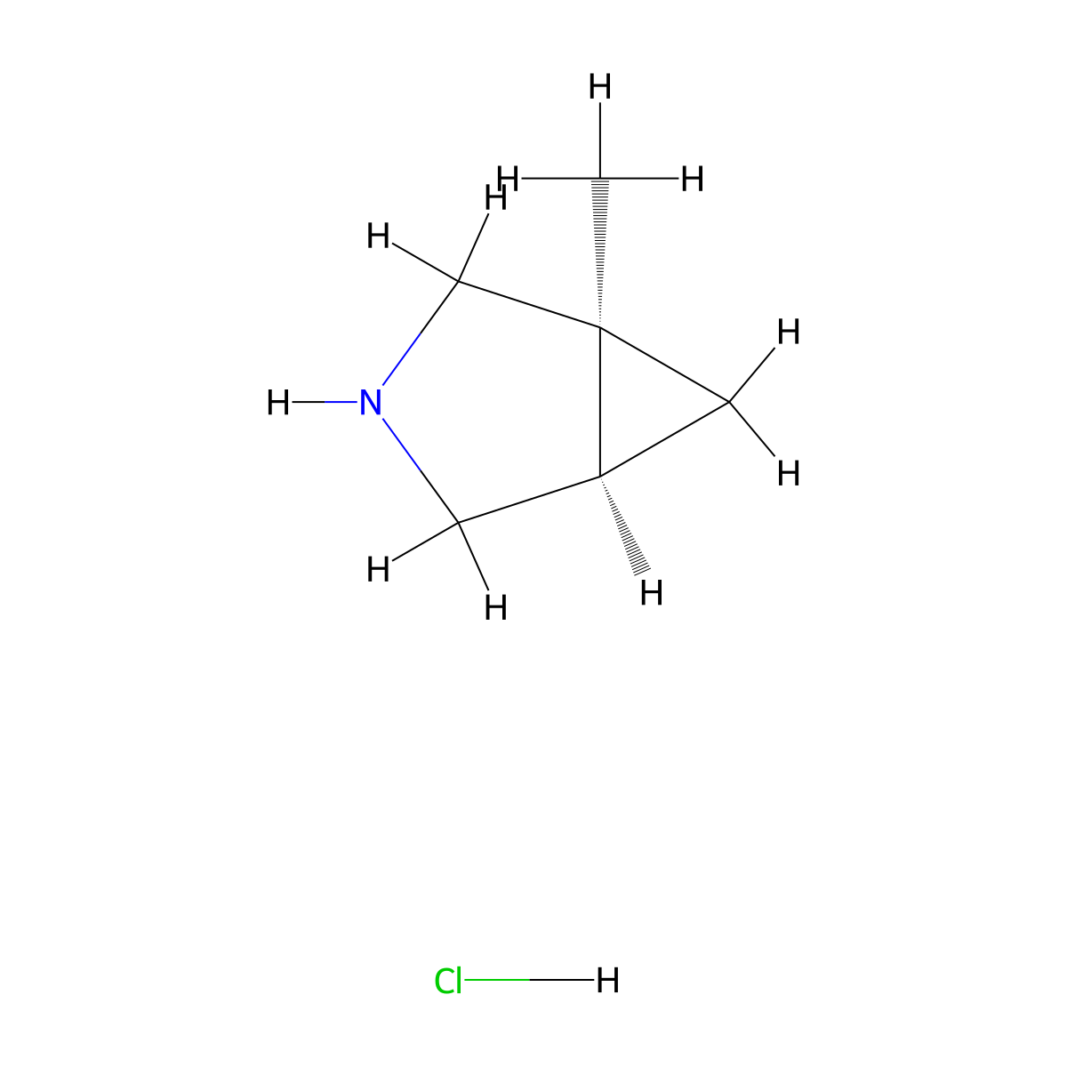 rac-(1R,5S)-1-methyl-3-azabicyclo[3.1.0]hexane hydrochloride molecular structure, CAS 2137856-17-6