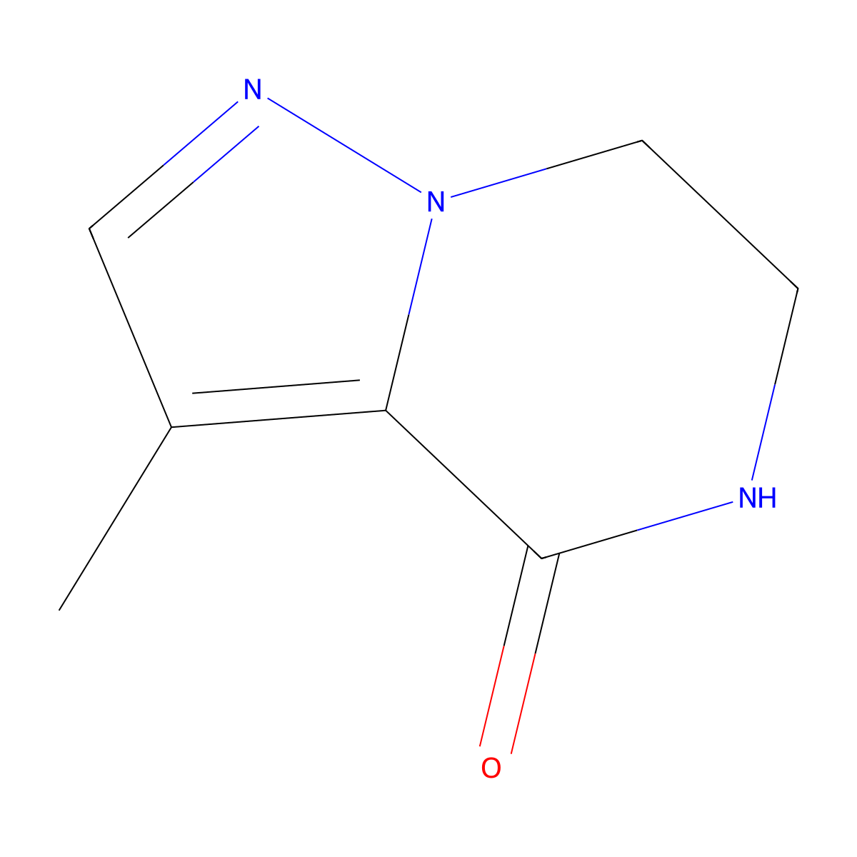 3-Methyl-6,7-dihydropyrazolo[1,5-a]pyrazin-4(5H)-one molecular structure, CAS 2137858-94-5