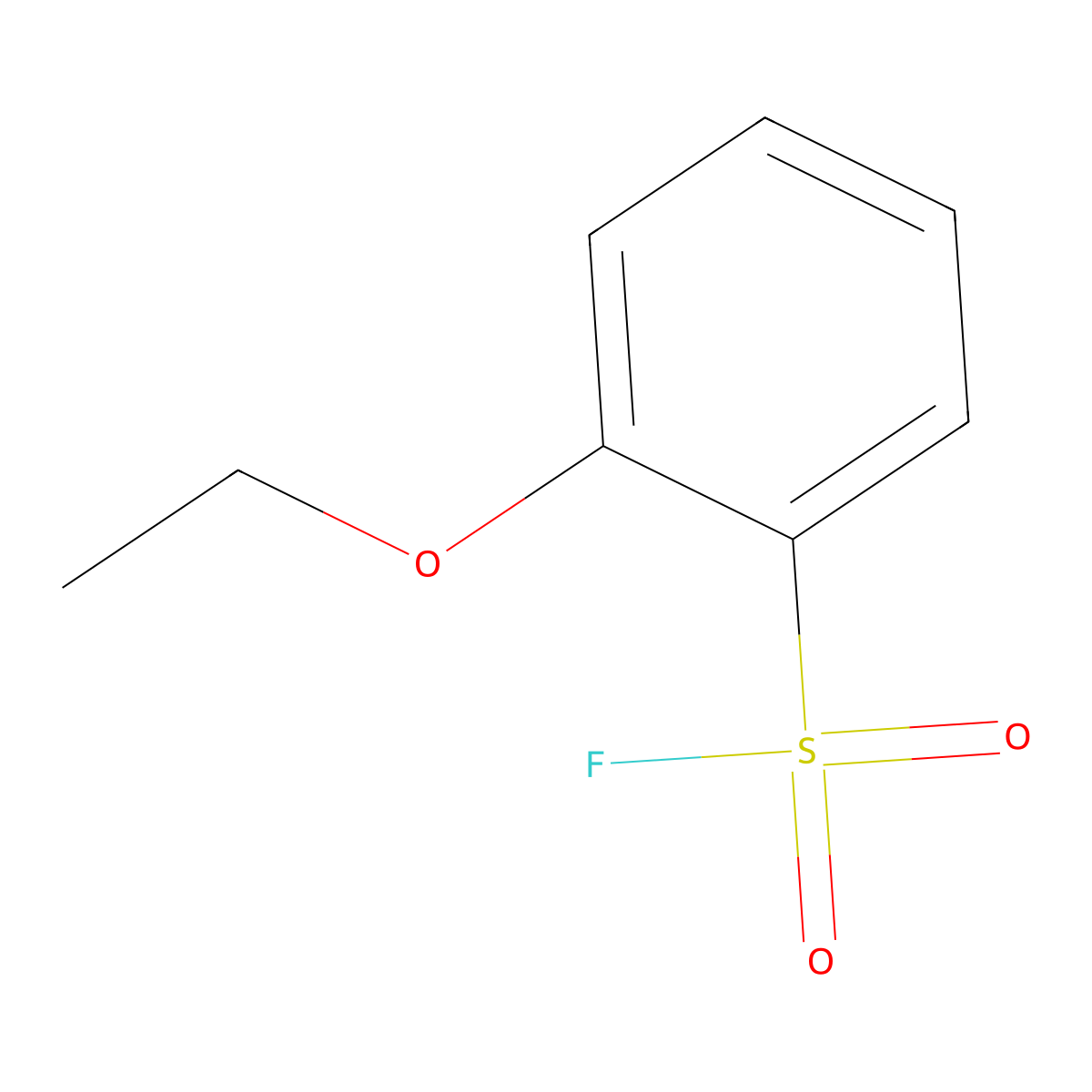 2-Ethoxybenzene-1-sulfonyl fluoride molecular structure, CAS 2137870-35-8