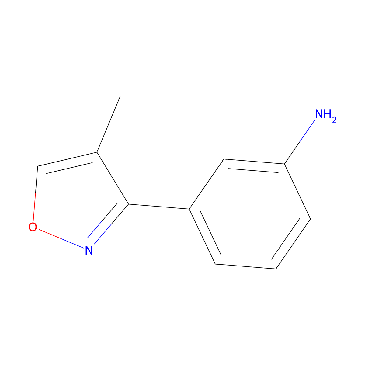 3-(4-Methyl-1,2-oxazol-3-yl)aniline molecular structure, CAS 2137874-26-9