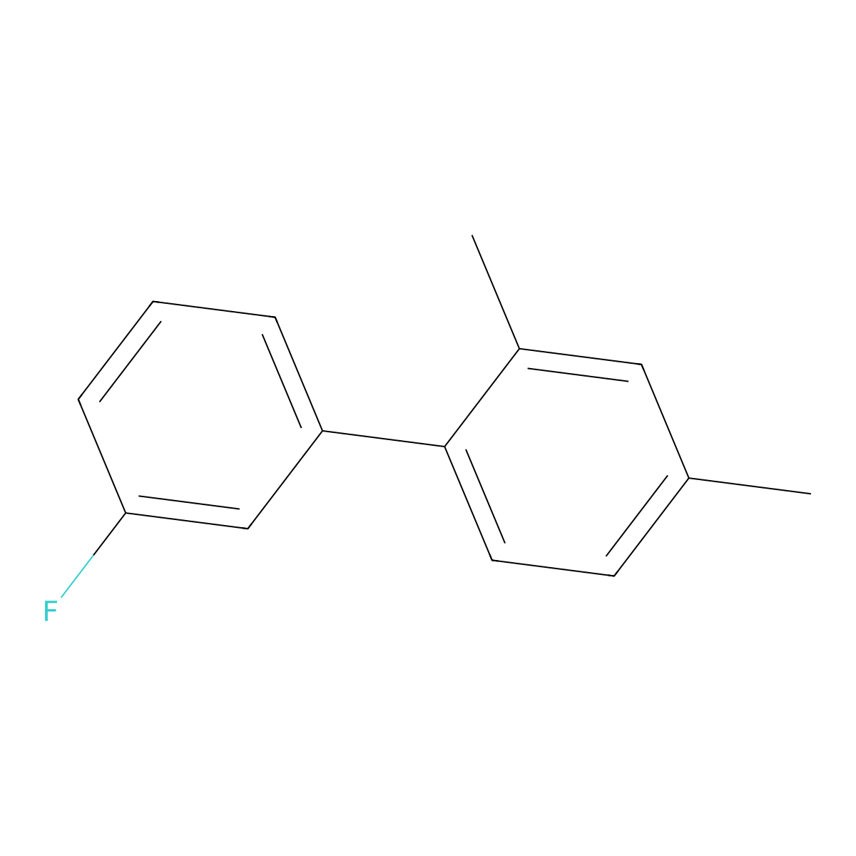 1-(3-Fluorophenyl)-2,4-dimethylbenzene molecular structure, CAS 2137879-20-8