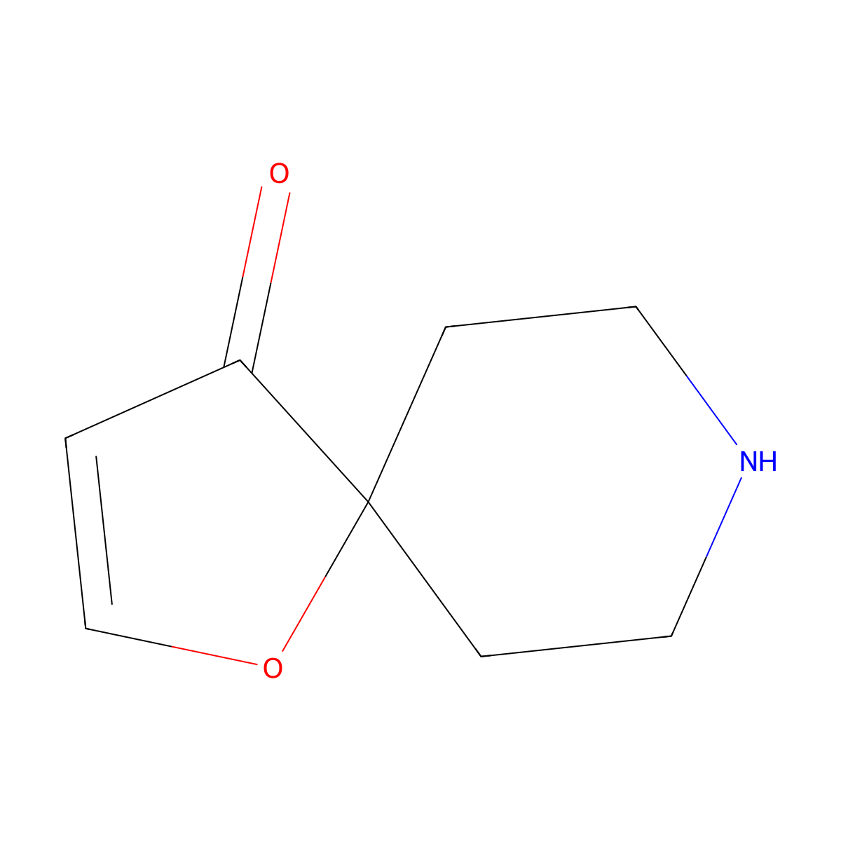 1-Oxa-8-azaspiro[4.5]dec-2-en-4-one molecular structure, CAS 2137882-72-3