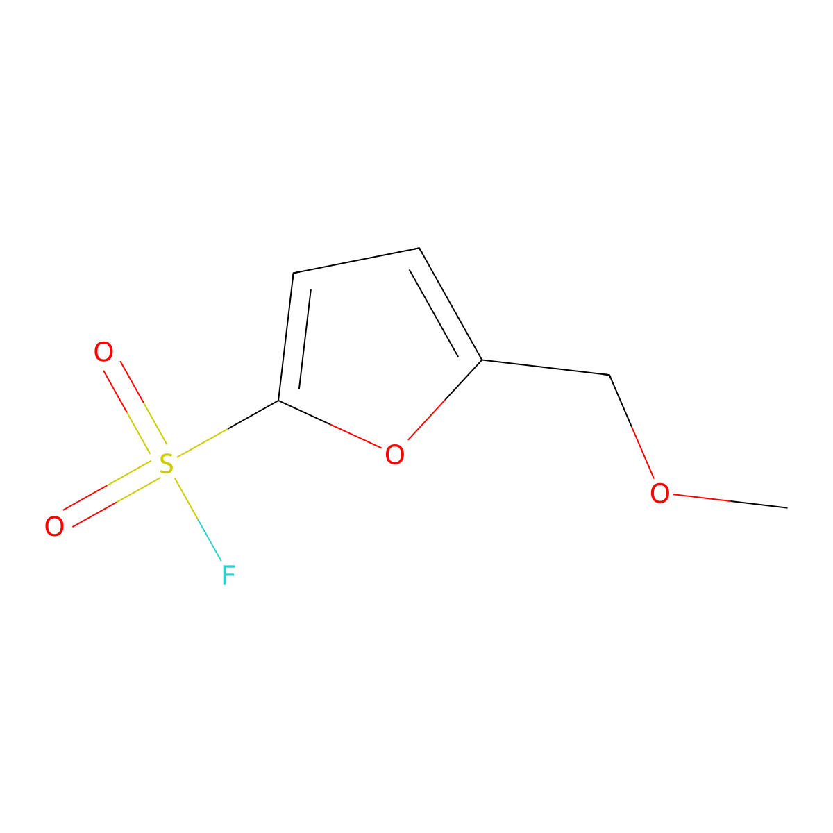 5-(Methoxymethyl)furan-2-sulfonyl fluoride molecular structure, CAS 2137895-41-9