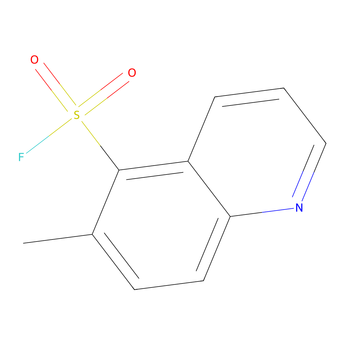6-Methylquinoline-5-sulfonyl fluoride molecular structure, CAS 2137899-28-4