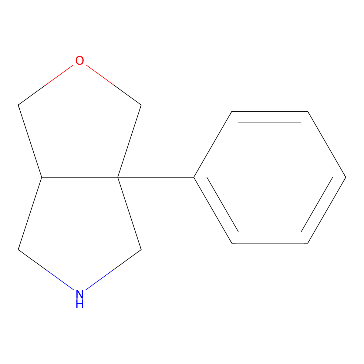 3A-Phenylhexahydro-1H-furo[3,4-C]pyrrole molecular structure, CAS 2137900-33-3