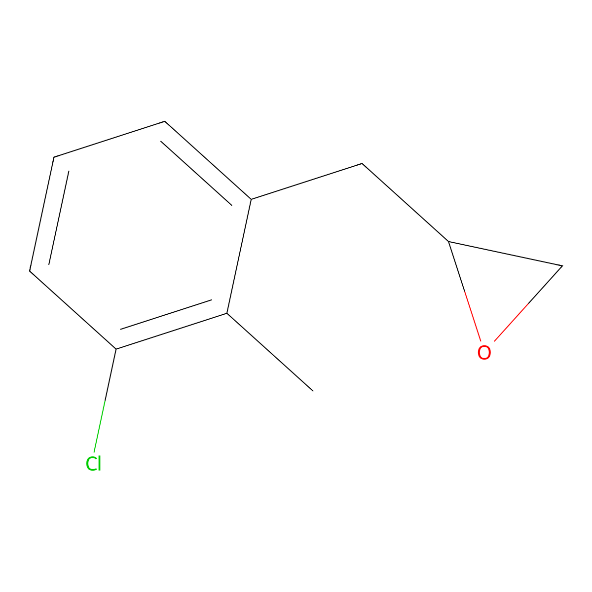 2-[(3-Chloro-2-methylphenyl)methyl]oxirane molecular structure, CAS 2137900-42-4