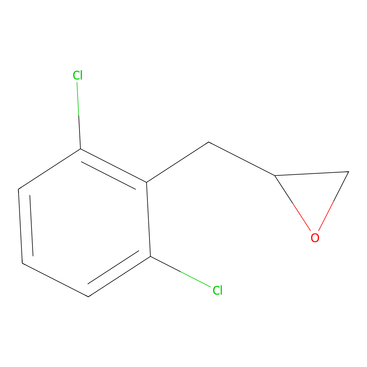 2-[(2,6-Dichlorophenyl)methyl]oxirane molecular structure, CAS 2137917-27-0