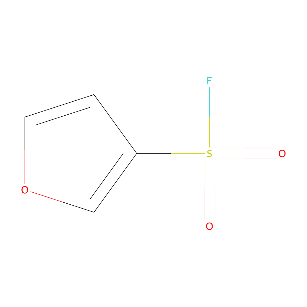Furan-3-sulfonyl fluoride molecular structure, CAS 2137930-21-1
