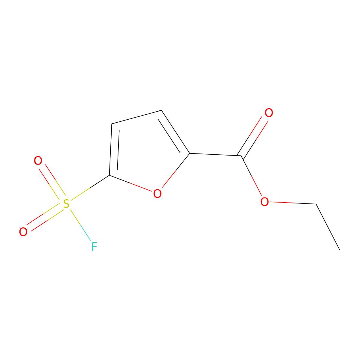 Ethyl 5-(fluorosulfonyl)furan-2-carboxylate molecular structure, CAS 2137930-29-9