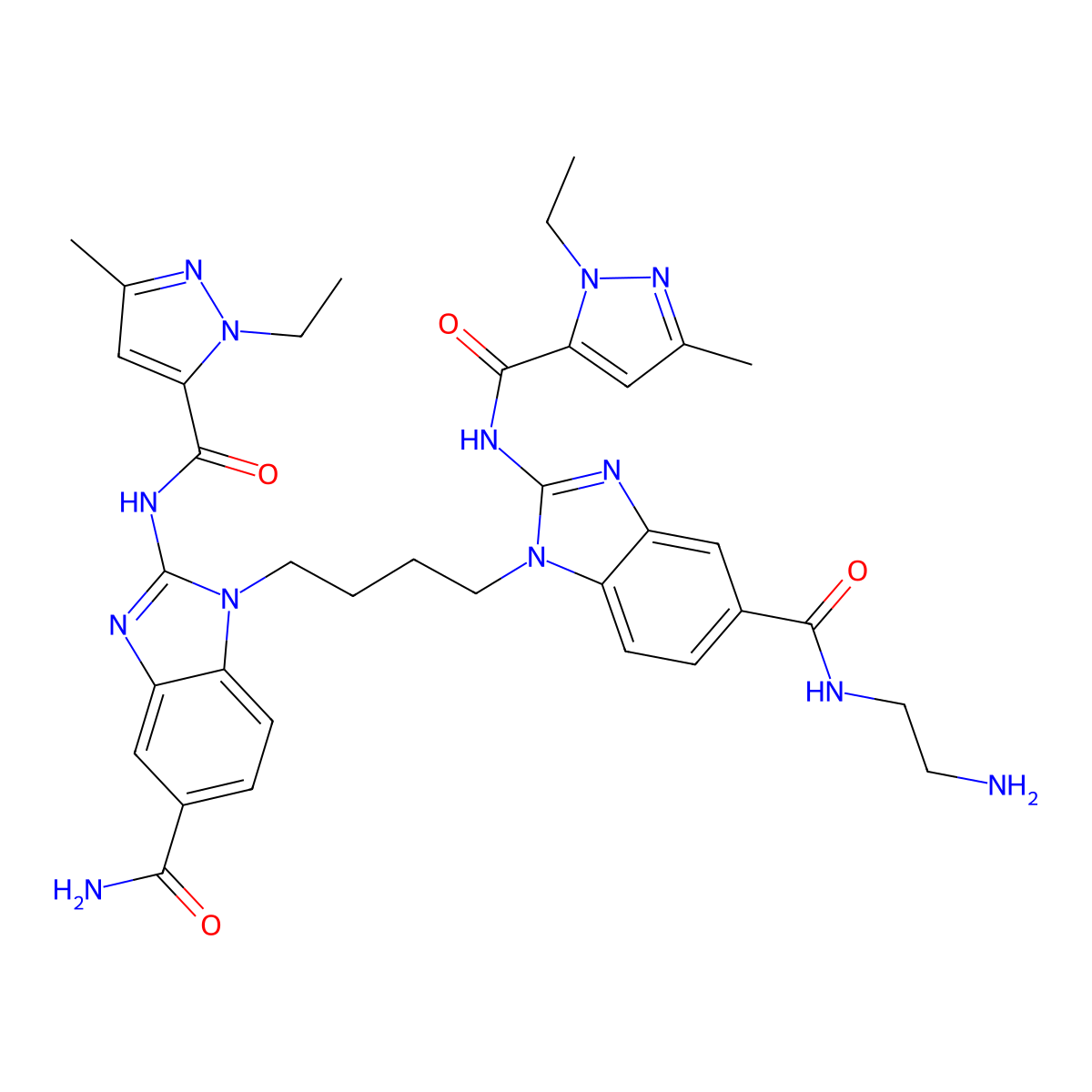 diABZI-C2-NH2 molecular structure, CAS 2137975-93-8