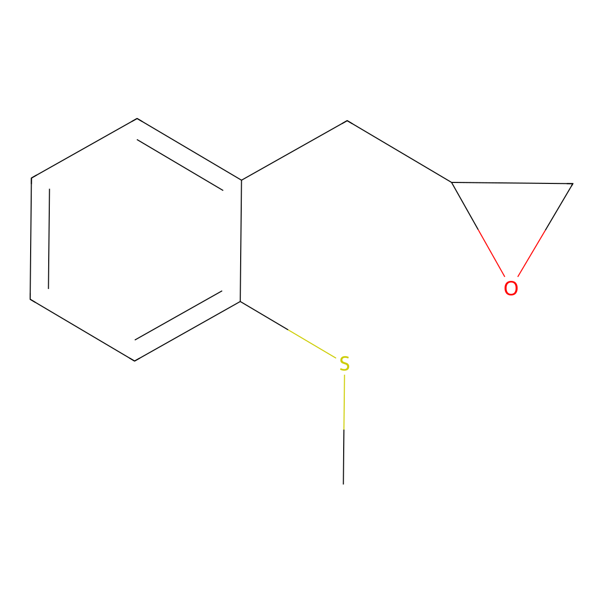 2-{[2-(Methylsulfanyl)phenyl]methyl}oxirane molecular structure, CAS 2137979-52-1