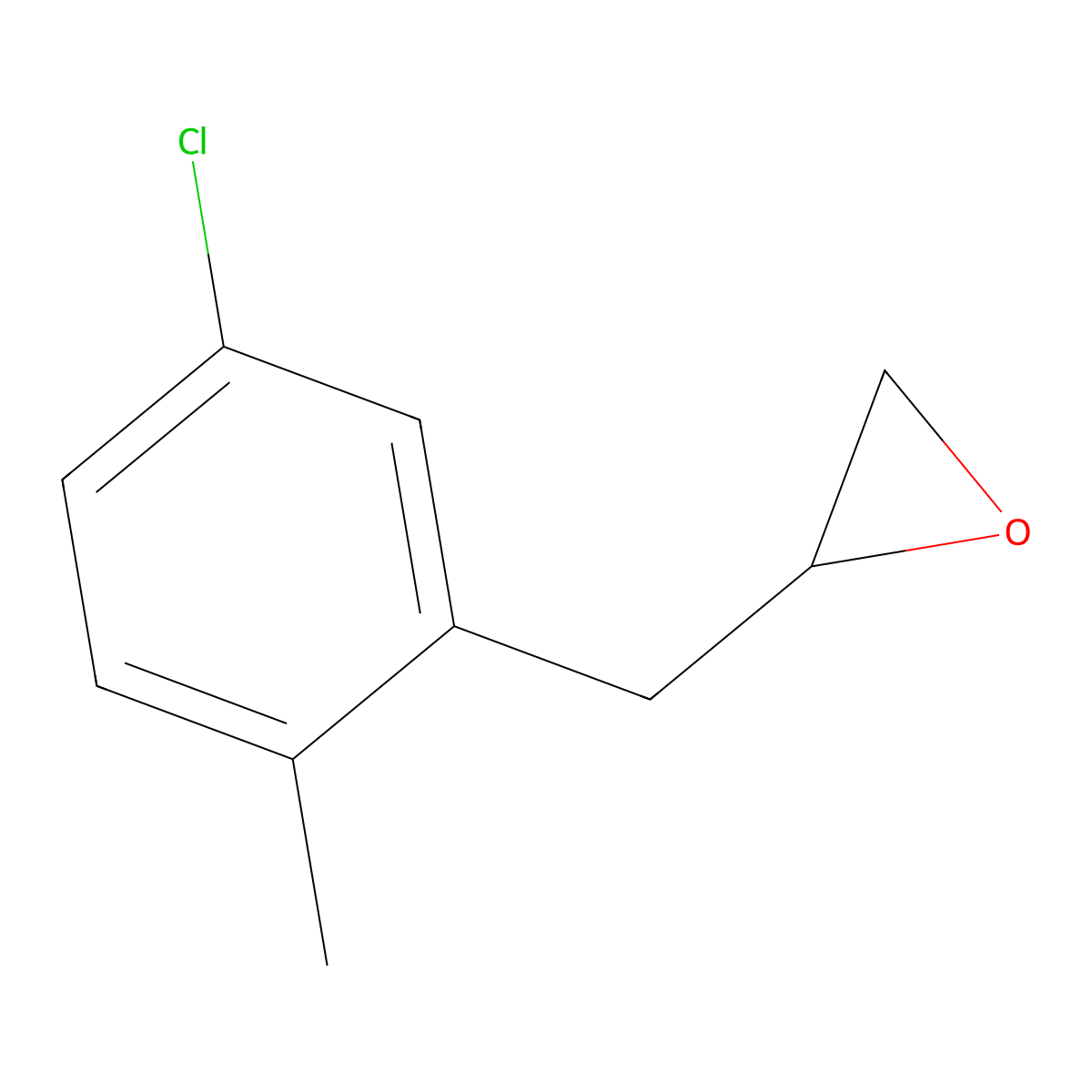 2-[(5-Chloro-2-methylphenyl)methyl]oxirane molecular structure, CAS 2137994-59-1