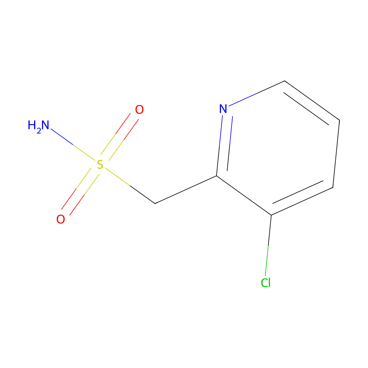 (3-Chloropyridin-2-yl)methanesulfonamide molecular structure, CAS 2137995-85-6