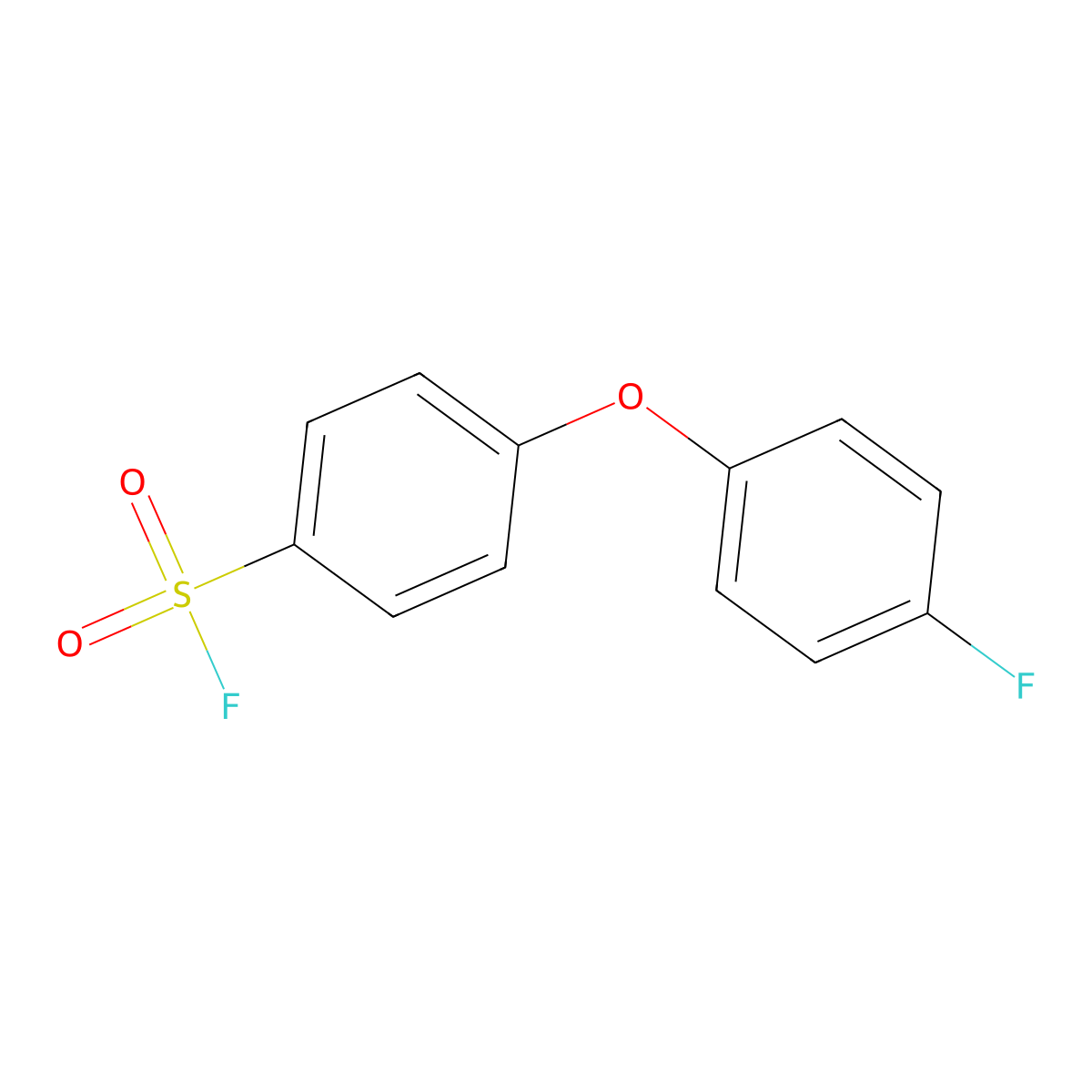 4-(4-Fluorophenoxy)benzene-1-sulfonyl fluoride molecular structure, CAS 2137999-13-2