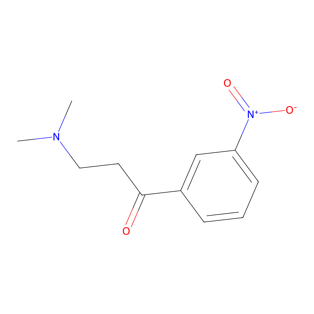 3-(Dimethylamino)-1-(3-nitrophenyl)propan-1-one molecular structure, CAS 2138-39-8