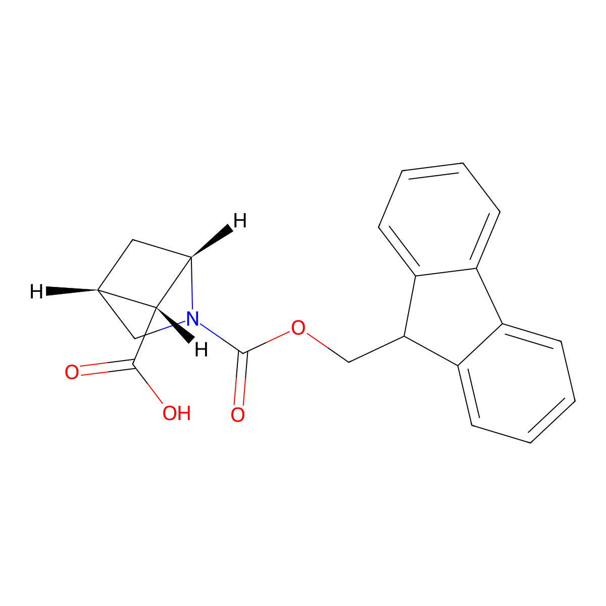 rac-(1R,4S,5S)-2-{[(9H-fluoren-9-yl)methoxy]carbonyl}-2-azabicyclo[2.1.1]hexane-5-carboxylic acid molecular structure, CAS 2138003-97-9
