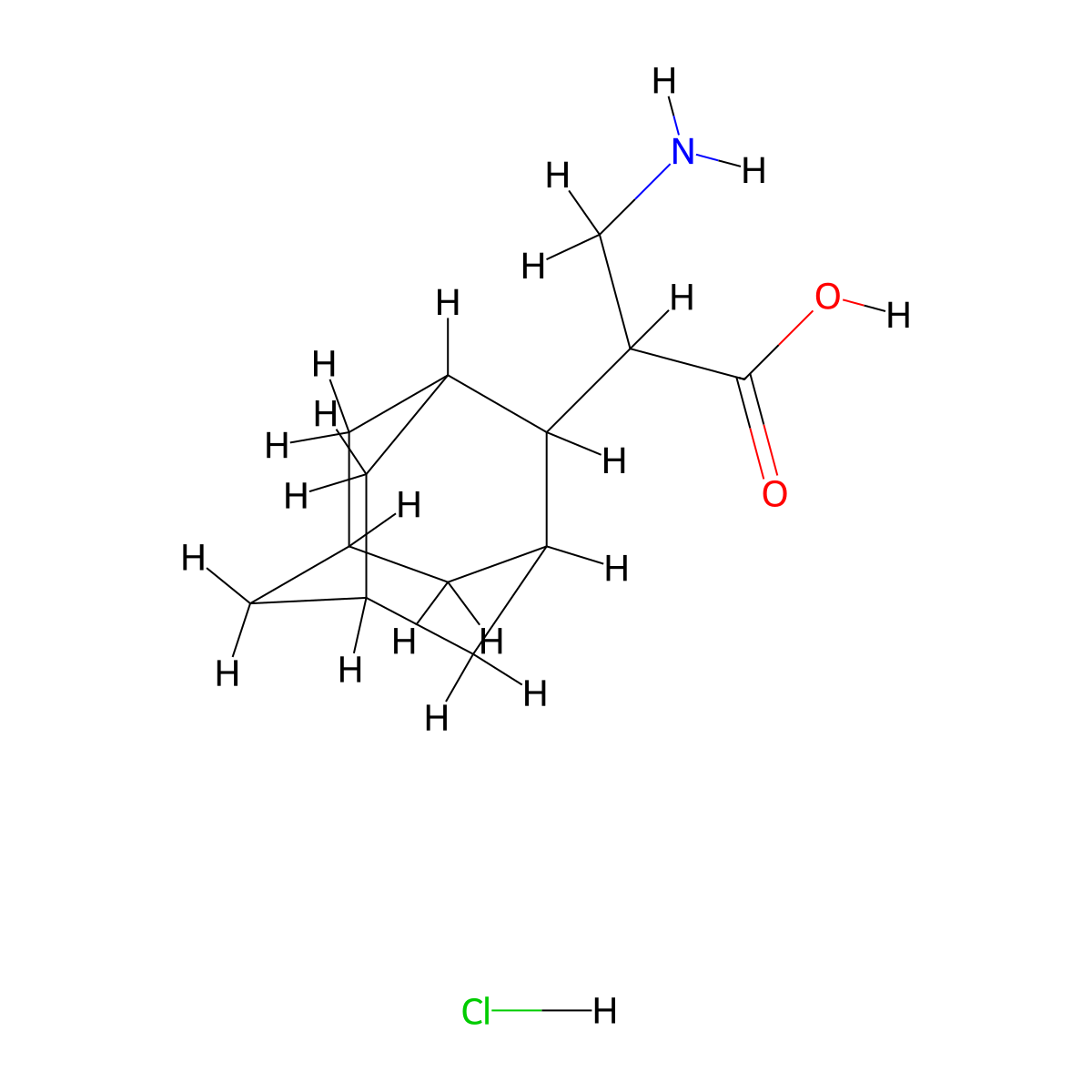 2-(Adamantan-2-yl)-3-aminopropanoic acid hydrochloride molecular structure, CAS 2138004-08-5