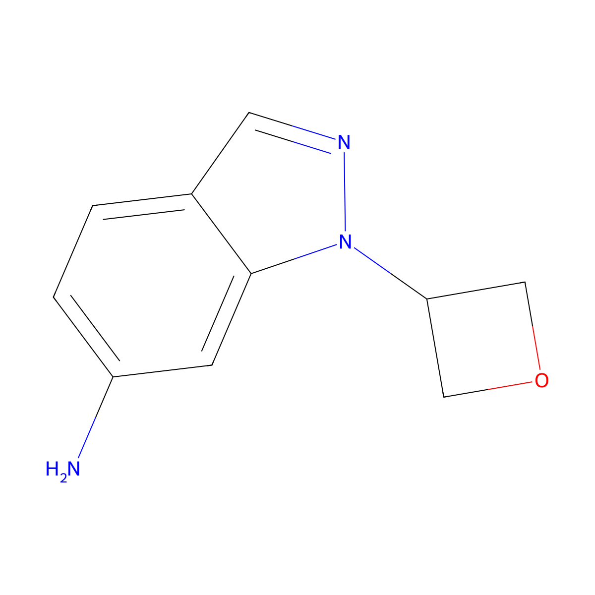 1-(Oxetan-3-yl)-1h-indazol-6-amine molecular structure, CAS 2138007-47-1