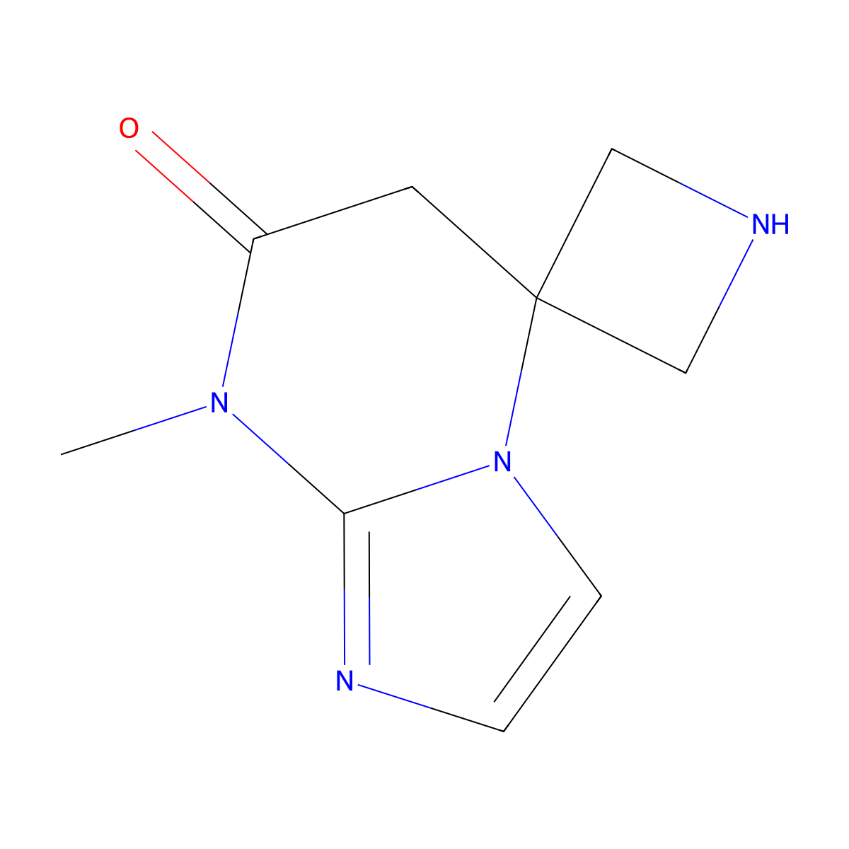 8'-methyl-7',8'-dihydro-6'H-spiro[azetidine-3,5'-imidazo[1,2-a]pyrimidin]-7'-one molecular structure, CAS 2138021-78-8